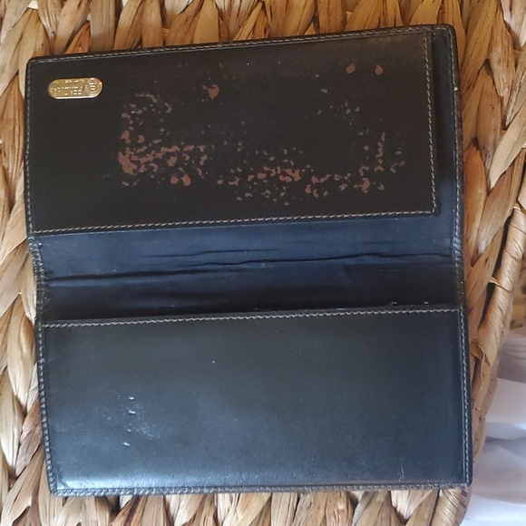 Fendi Brown and Black Checkbook/Clutch - Picture 6 of 13
